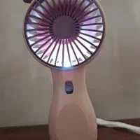 فن چراغ دار (مینی پنکه دستی) فانتزی شارژی
