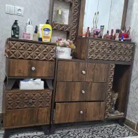 تخت دونفره پاتختی میز ارایش|تخت و سرویس خواب|قرچک, زیبا شهر|دیوار