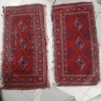 دو عدد قالیچه دستبافت عتیقه