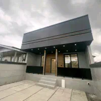 ویلا مدرن،نما طوسی ،مشکی