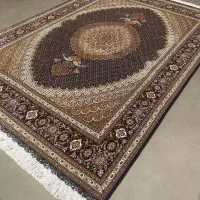 فرش دستباف (بساک) تک ۶ متری ماهی تبریز|فرش|مشکیندشت, |دیوار