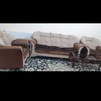 مبل هفت نفره قهوه ای|مبلمان خانگی و میز عسلی|مشهد, امیریه|دیوار