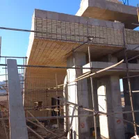 اجرای نما آجر سنتی وسنگ  رومی