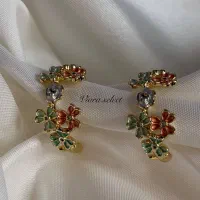 گوشواره مینا کاری