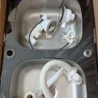 سینک شیشه ای سالم وتمیز