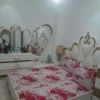 سرویس خواب سفید طلایی|تخت و سرویس خواب|تهران, تهران‌نو|دیوار