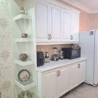 کابینت آشپزخانه MDF سفید CNC در حد نو|مصالح و تجهیزات ساختمان|هشتگرد, هیو|دیوار