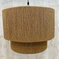 لوستر و اباژور مکرومه و بوهو|لوستر و چراغ آویز|مشهد, شریف|دیوار