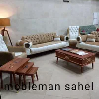 مبل راحتی کارن هفت نفره چستر لمسه شرکتی با گارانتی|مبلمان خانگی و میز عسلی|نظرآباد, رسالت|دیوار