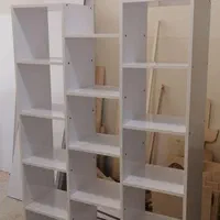 قفسه کتاب و دکوری B04  ام دی اف و چوبی|کتابخانه، شلف، قفسه‌های دیواری|ارومیه, |دیوار