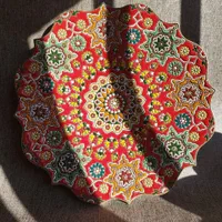 مینا کاری روی سفال