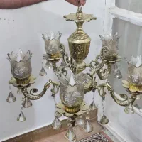 لوستر دو عدد رنگ ثابت و در حد نو|لوستر و چراغ آویز|مشهد, نوید|دیوار