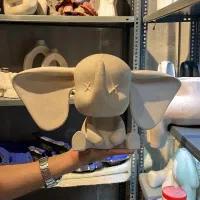 مجسمه پلی استر فیل مینیمال مدرن|مجسمه، تندیس، ماکت|تبریز, |دیوار