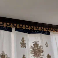 کتیبه چوبی پرده