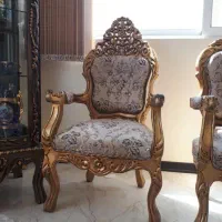 مبل ۹ نفره استیل چوب گردو|مبلمان خانگی و میز عسلی|اصفهان, خانه اصفهان|دیوار