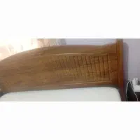 تخت چوبی دونفره|تخت و سرویس خواب|آبیک, |دیوار