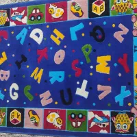 دوتخته گلیم فرش کودک پاتریس ۱×1.5 نونو|فرش|کرمانشاه, |دیوار