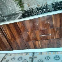 کابینت همراه با سینگ.شیر.هود.اب چکان