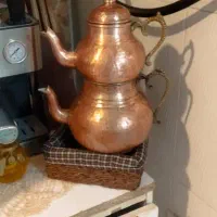 کتری وقوری مسی اصل ترک پارچ مسی سماوربرقی