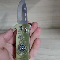 چاقو+فندک اتمی+قطب نما جیبی