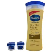 لوسیون بدن به همراه بالم لب وازلین