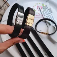 دستبند چرم طبیعی مردانه با طرح سفارشی