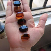 سنگ انگشتری عقیق تراش خورده کاملا معدنی به شرط تست