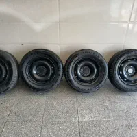 چهار عدد رینگ و لاستیک 95درصد205/14خارجی