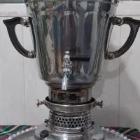 سماور نفتی و چراغ علاالدین|سماور، چای‌ساز، قهوه‌ساز|میبد, |دیوار