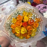 دسته گل رز