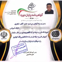 کارشناسی خودرو/تشخیص رنگ/منطقه ۱۰/سلسبیل/سیار