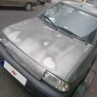 پراید۸۷ بی رنگ آفتاب سوختگی دارد