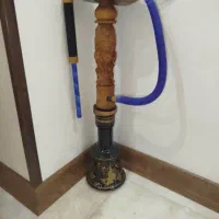 قلیان تنه چوبی