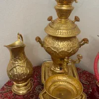 ست سماور آب طلا