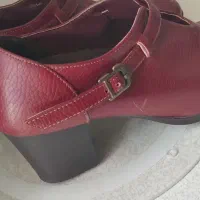 کفش چرم طبیعی اصل زرشکی