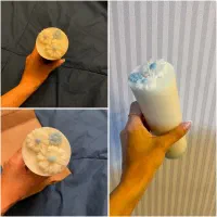 شمع استوانه ای بابونه