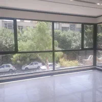 ۷۷متر دوخواب فول خوش نقشه سالن پرده خور (شهرآرا)