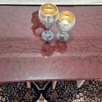 مبل راحتی۷نفره زرشکی|مبلمان خانگی و میز عسلی|مسجد سلیمان, |دیوار