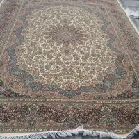 فرش ۹ متری الماس کویر طرح بهشت در حد نو