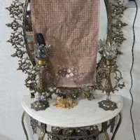 اینه شمعدان نو برنج و برنز