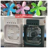 پنکه 3پره گیره ای حفاظ دار وپنکه مه پاش کولر آبی|پنکه و تصفیه‌کنندهٔ هوا|مشهد, طلاب|دیوار