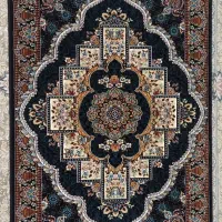 قالیچه سرمه ای 1/1/5نگین مشهد