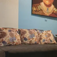 مبل دسته خرچنگی طوسی