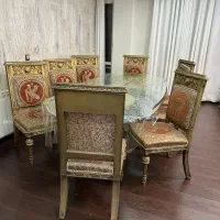 مبلمان ۶ نفره و میز ناهارخوری ۸ نفره هخامنشی|مبلمان خانگی و میز عسلی|رامسر, |دیوار