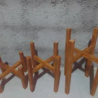 پایه گلدان چوبی|صنایع دستی و سایر لوازم تزئینی|آستانه اشرفیه, |دیوار