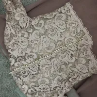 لباس مجلسی بالاتنه گیپور دامن پارچه باربی اصل|لباس|اسلامشهر, شهرک سالور|دیوار