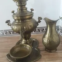 سماور برنز سیاه قلم