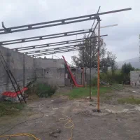 خرپای هشت متری با قوطی‌ ۴۰.۸۰ محکم
