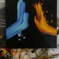 فروش تابلو آب و آتش