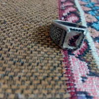 انگشتر نقره مردانه بدون نگین
